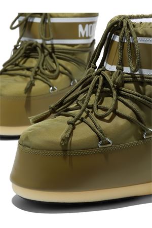 Icon Low Green Nylon Boots MOON BOOT | 80D1409340.M006